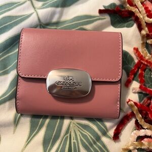 Coach small Eliza wallet in pink